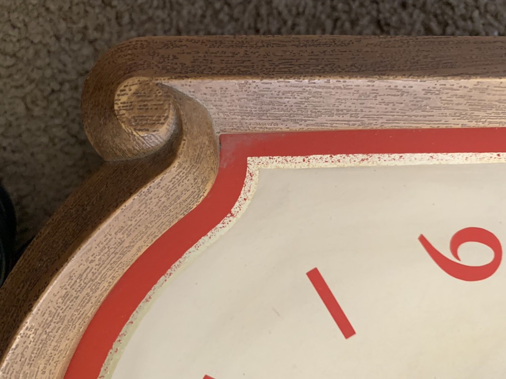 VINTAGE STROH'S ELECTRIC LIGHTED WALL CLOCK,