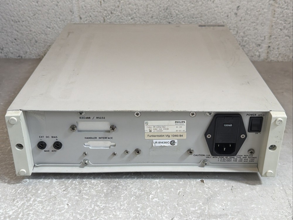 Philips Fluke PM6304 Programmable Automatic RCL Meter - Read Description