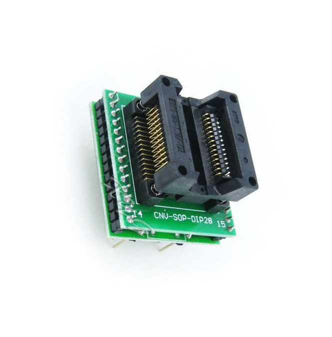 1PCS SO28 SOIC28 SOP28 to DIP28 Programmer adapter Socket Module K85