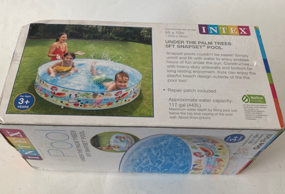 INTEX Under The Palm Trees 5 Ft Snapset Pool