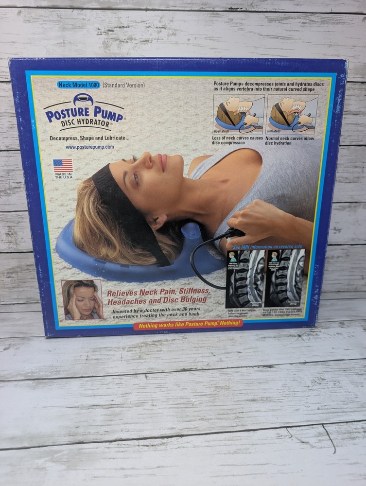 Posture Pump Professional Model 1000 Neck Exerciser Cervical Disc Hydrator