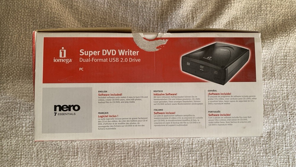 Iomega External Super CD/RW DVD-ROM Drive Writer