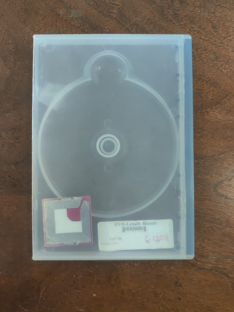 DVD Empty Cases Lot 4 Clear Single Disc USED Security Locked Case