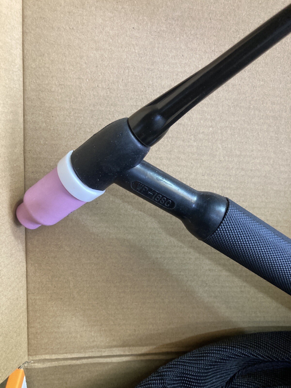 TIG TORCH 400AMP. 18SC25WC 25 Ft Long Rubber Braided Hoses and nylon cover