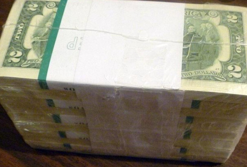 ⭐ "Seven Pack" Uncirculated/Sequential 2017 Two Dollar Bills ** Collector Grade