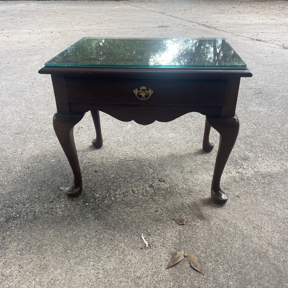 Mid Century Solid Cherry End Table