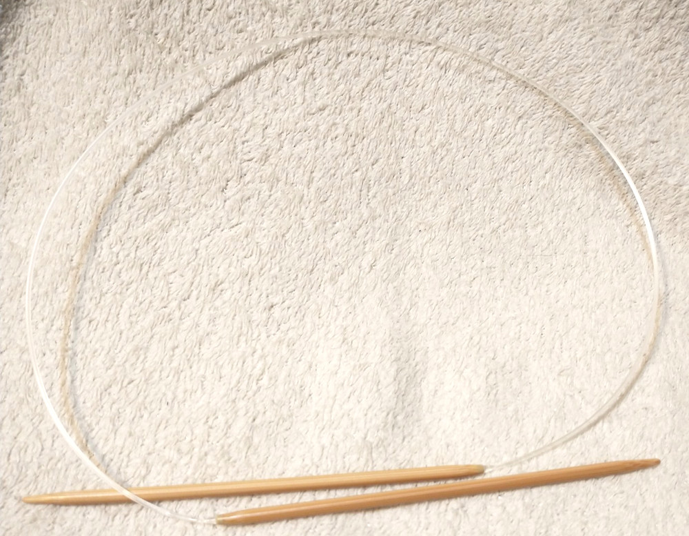 Circular-size 5 , 3.75 mm - 29" - Bamboo Knitting - A1