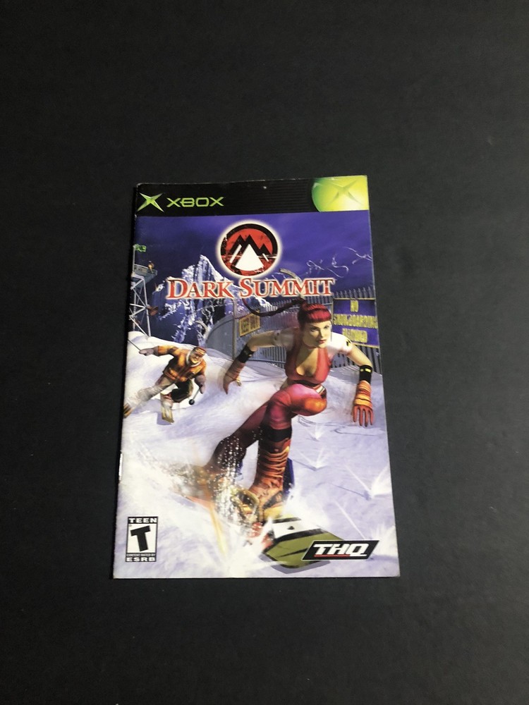 dark summit xbox Manual Only