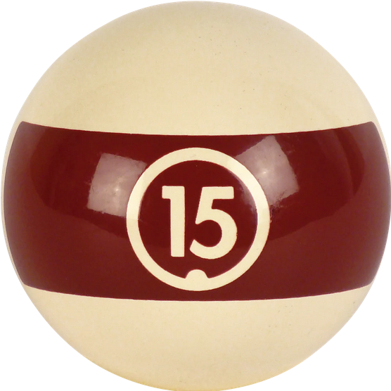 Individual Aramith Continental Replacement Pool Ball #15 - RBCONT