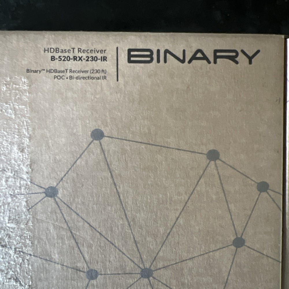 Binary B-520-RX-230-IR HDMI Extender RECEIVER Only