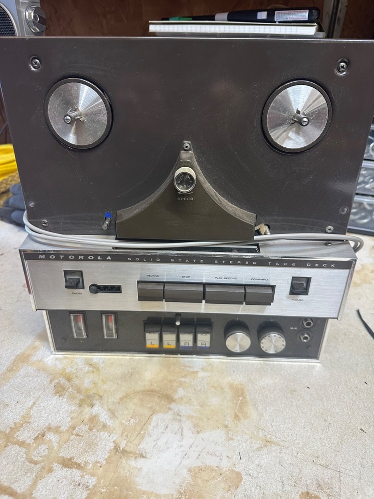 Motorola solid state stereo tape deck model 20601 good condition was working