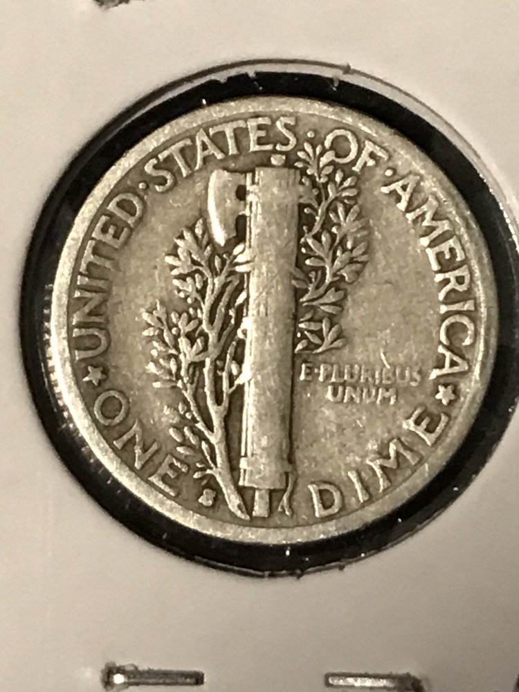1935-S Mercury Dime VG+