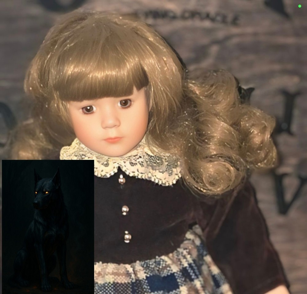 Haunted pocketsize Active Hellhound Demonic Dog from the Underworld,Protective