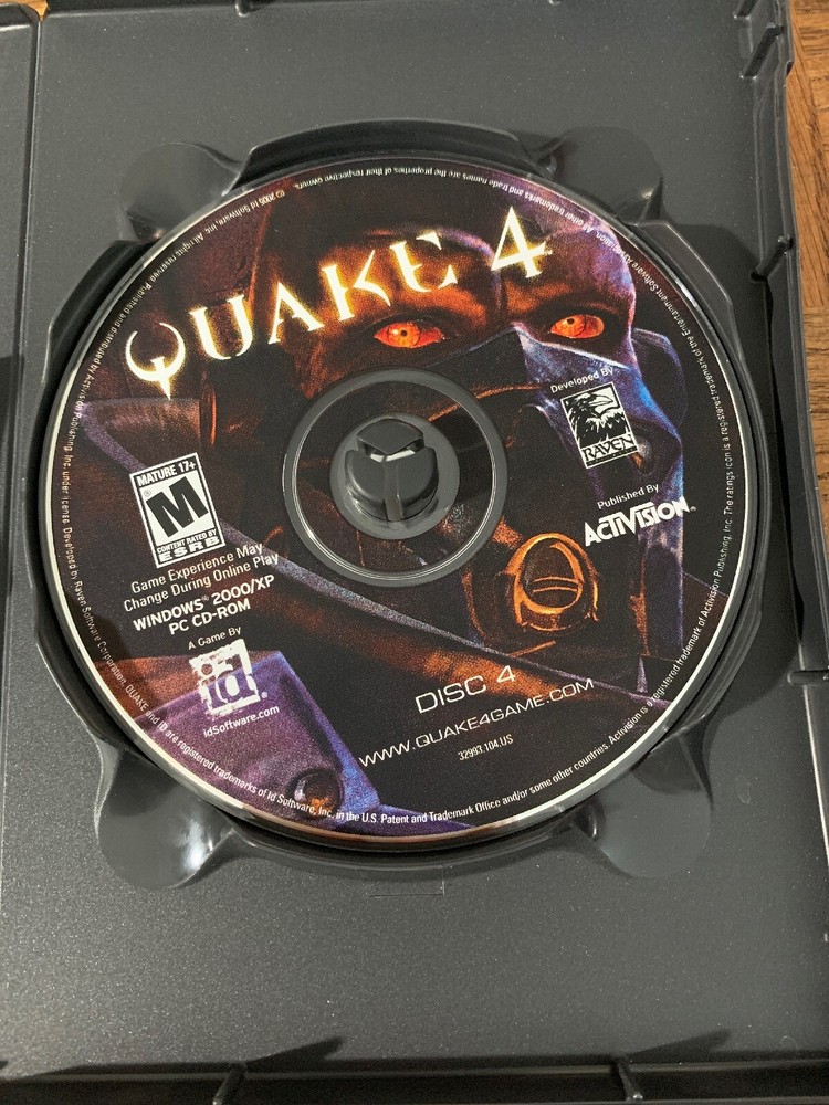 Quake 4 Computer Software Missing Disc 2