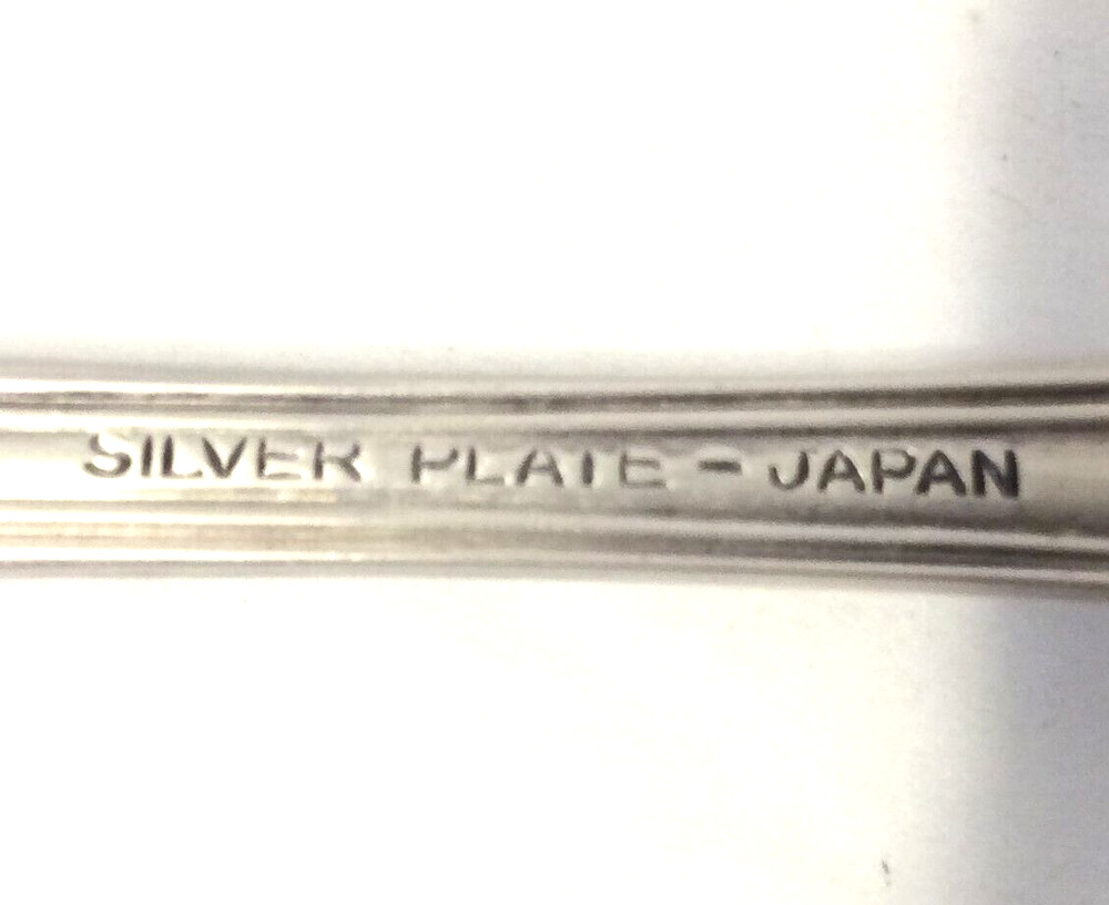 Leonard Silver Plate Japan Sugar Scoop Spoon 6-5/8" Long