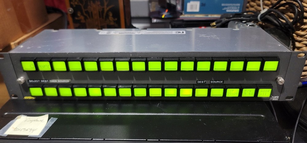 Evertz cp2048a router matrix panel