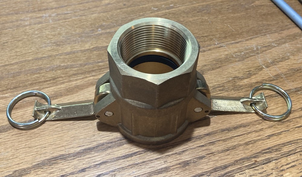 NECO D-150 Cam Lock Coupling Brass 1 1/2”
