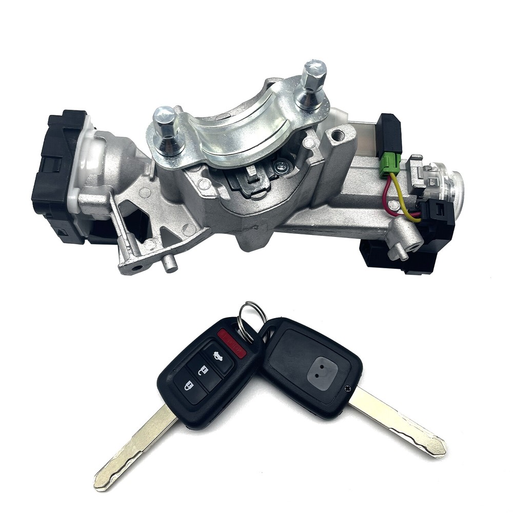 IGNITION LOCK CYLINDER SWITCH ASSEMBLY WITH 2 KEY SHELLS NEW FOR 2014-2015 CIVIC
