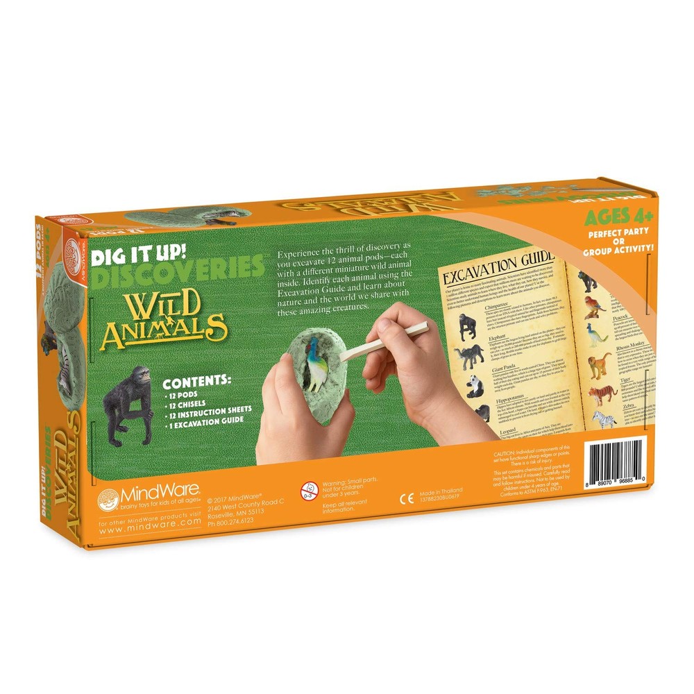 MindWare Dig It Up! (Wild Animals Dig Kit)