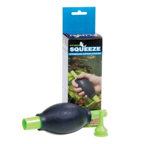 Python Products No Spill Clean and Fill Squeeze Siphon Starter Aquarium Adapter