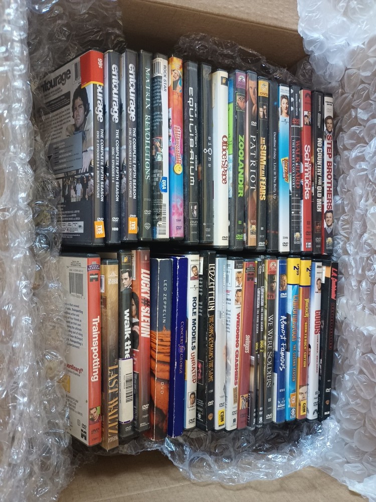 40 (Appx) Empty Dvd Cases Lot With Original Artwork