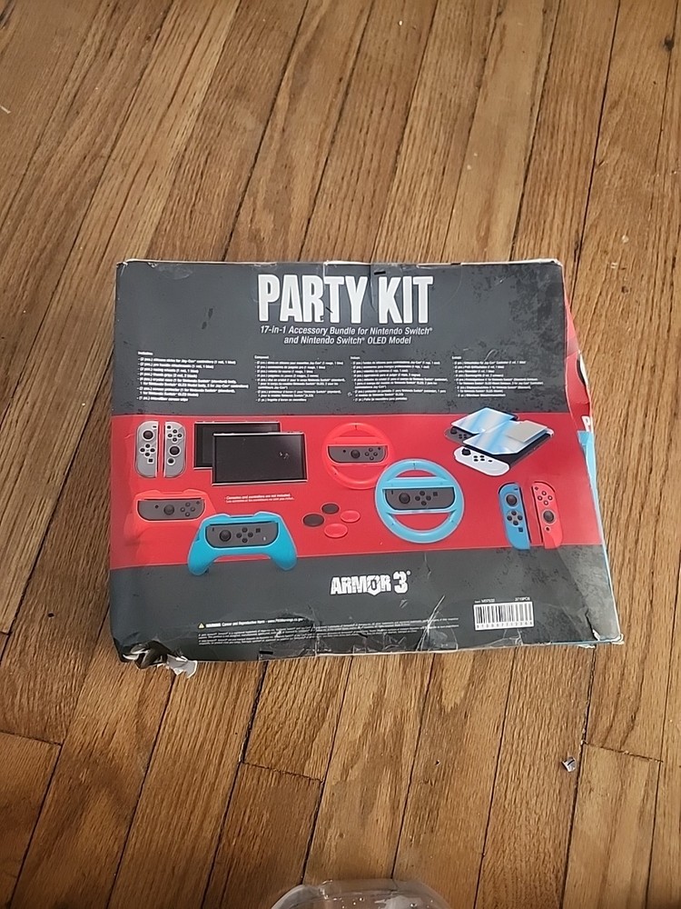 Armor3 Party Kit 17 in 1 Starter Kit Bundle for Nintendo Switch / Switch OLED