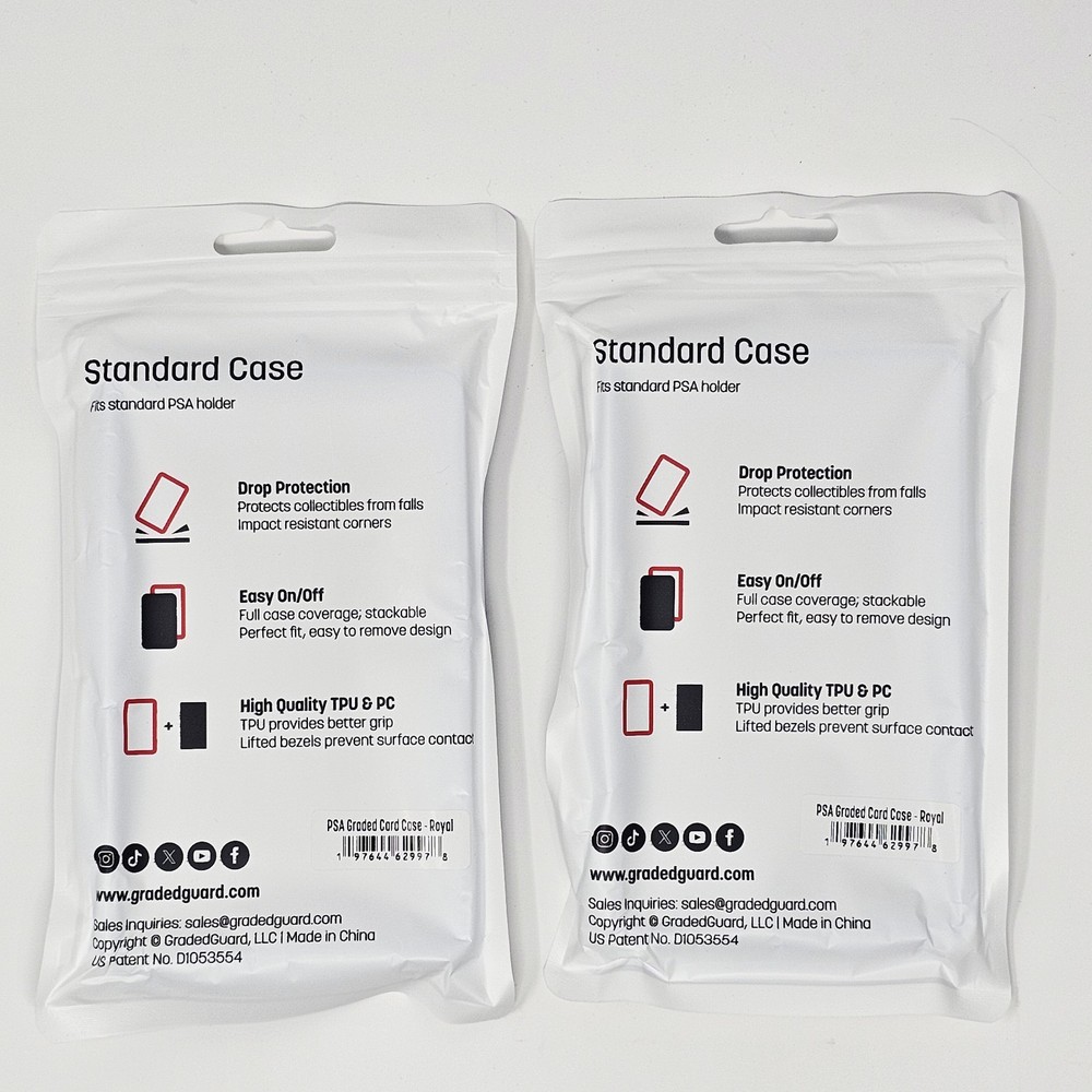 (2) Royal GradedGuard PSA Graded Card Case Guard Protector Stackable