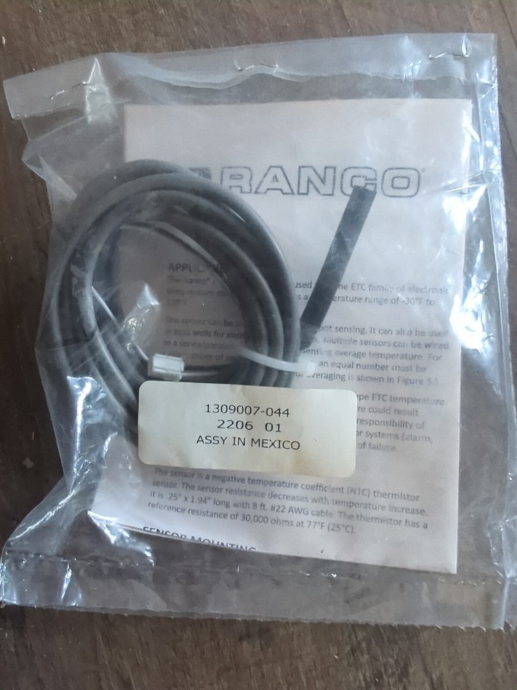 Installation Data Temperature Sensor