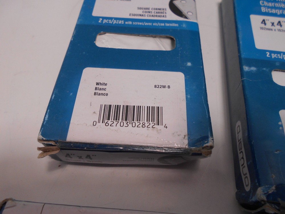 Onward Full Butt Hinge, 4" x 4" White 822 W-B 5 Pair
