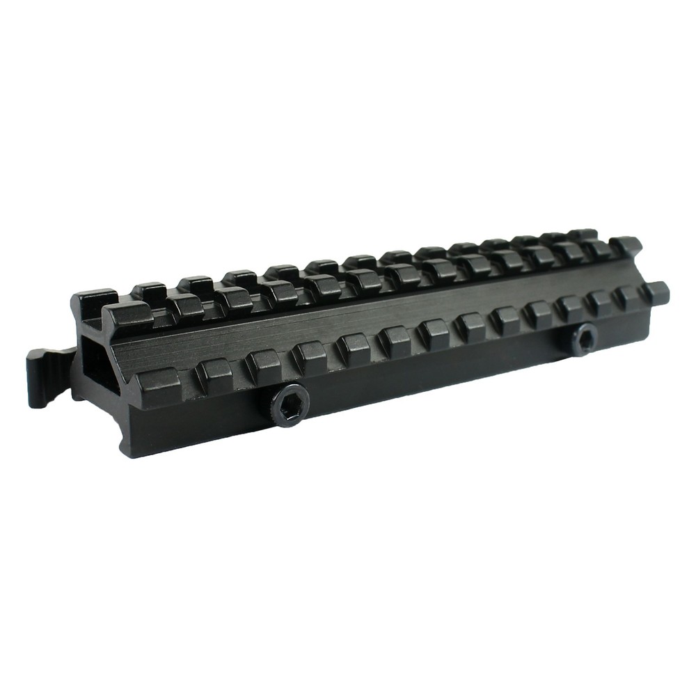 13 Slots Quick Release Offset 45 degree Scope Riser Mount Picatinny Rail 20mm