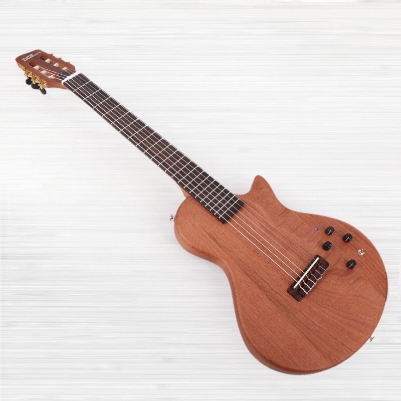 electric classical guitar Silent nylon string travel portable built in effect