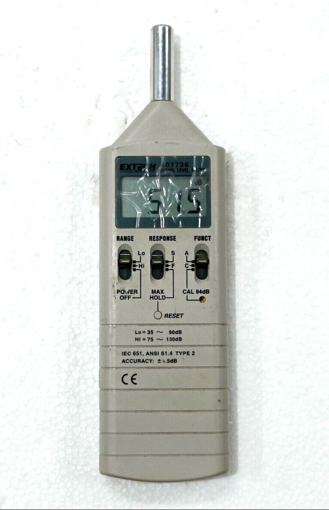Extech Sound Level Meter 407736 #New