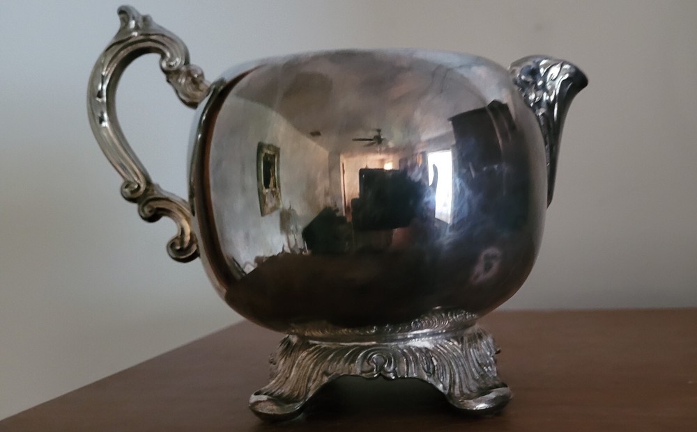 F. B. Rogers Silverplated Footed Creamer
