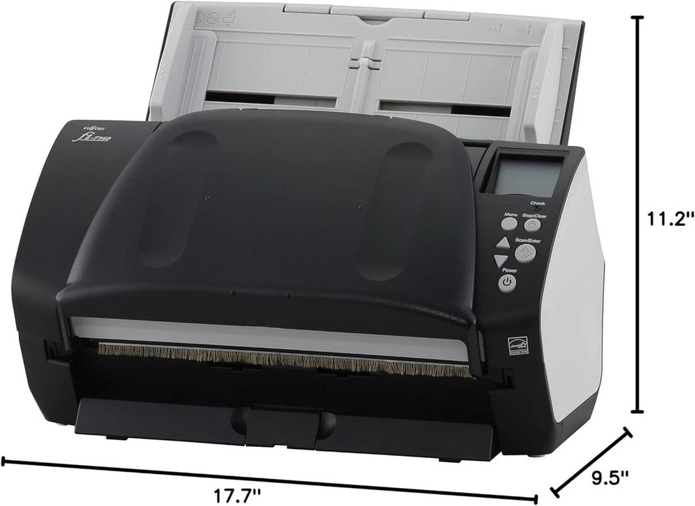 Fujitsu fi-7160 Color Duplex Scanner Bundle 🛡️ eBay Refurbished [VG]