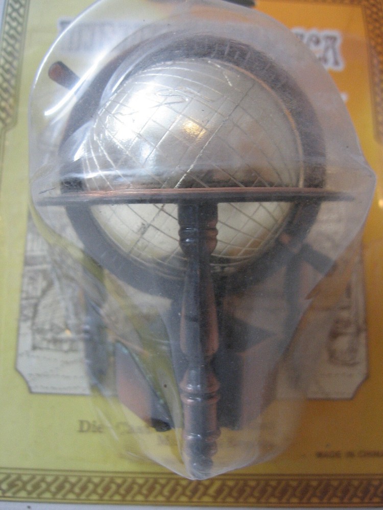 Die Cast Miniature Replica Spinning World Globe Pencil Sharpener