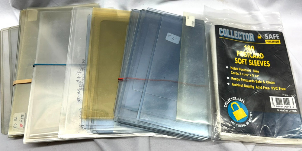 140+ Post Card Sleeves