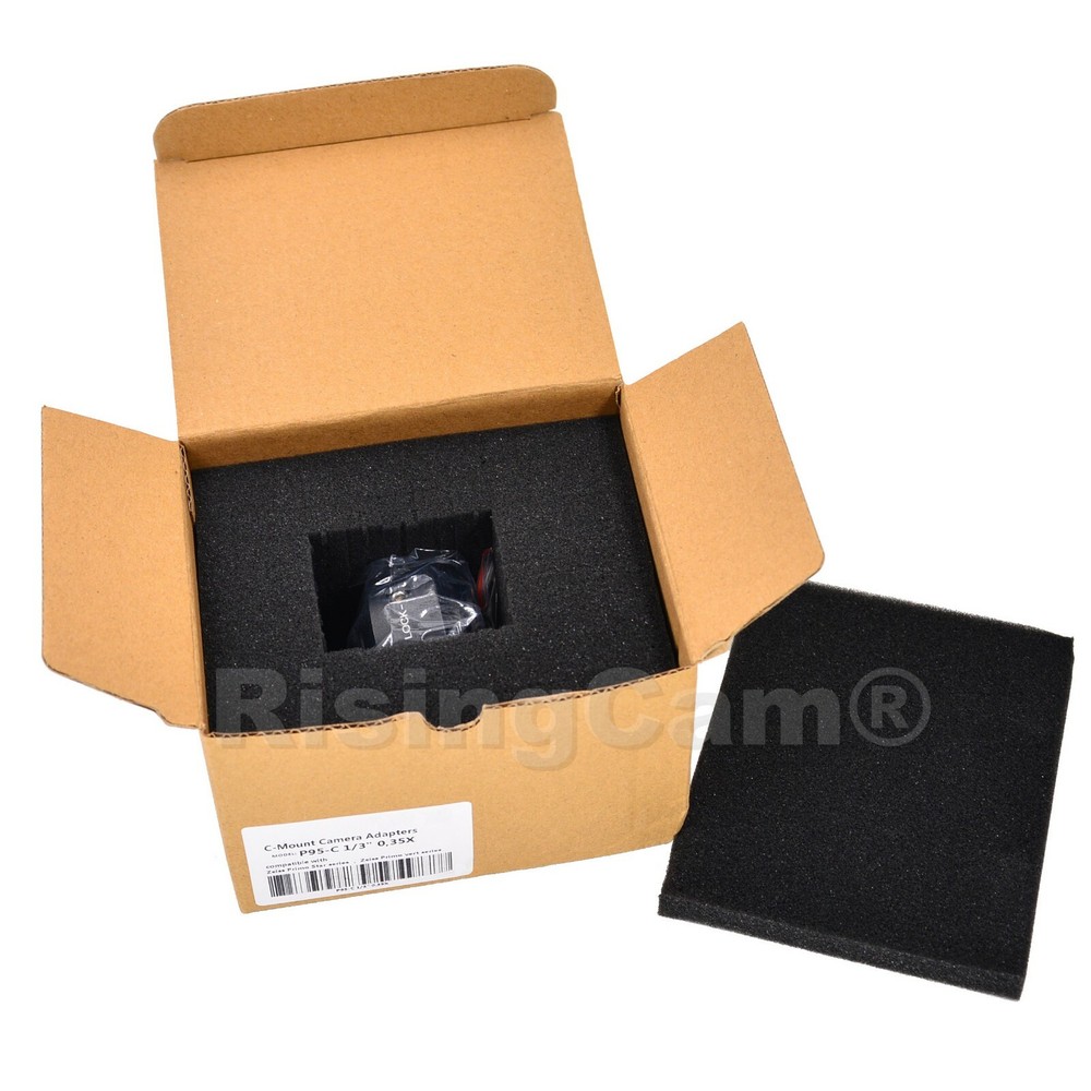 P95 Focusable 0.35x microscope C mount adapter for Zeiss trinocular microscope