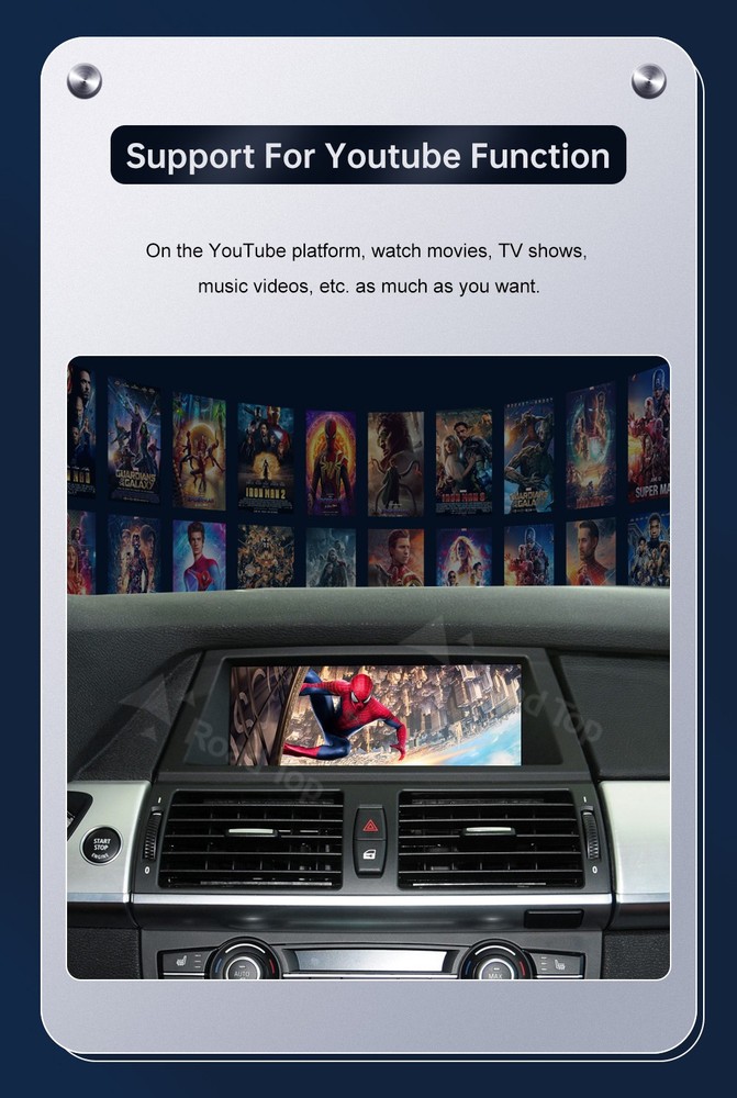 Wireless Carplay Android Auto Retrofit For BMW X5 E70 X6 E71 X1 E84 CIC 2009-15