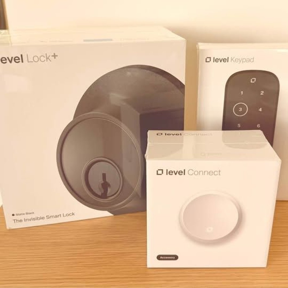 Level Smart Lock Bundle Lock+ / Connect / Keypad Matte Black | New in Wrap