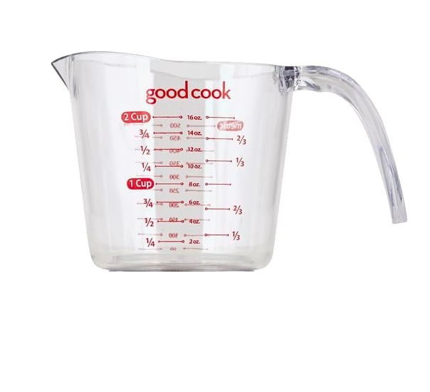 BRADSHAW INTERNATIONAL 19864 2Cup Plastic Measuring Cup