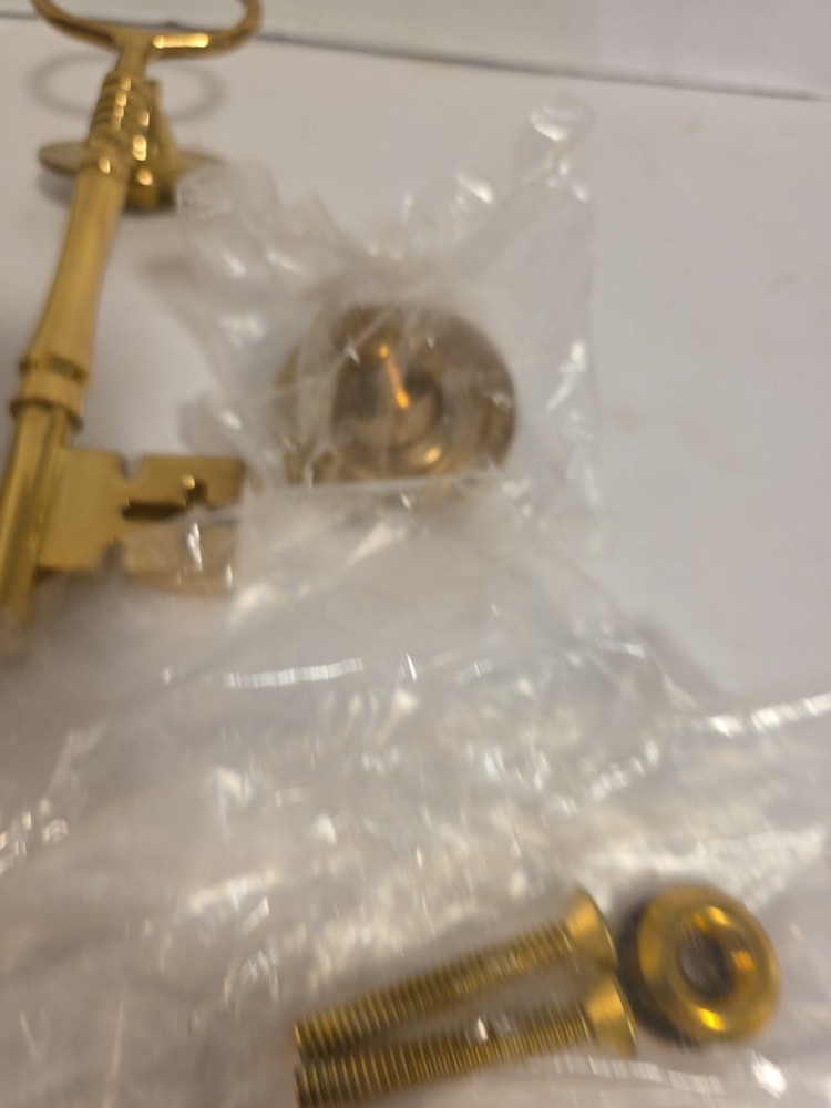 Vintage Baldwin #0181 Solid Brass Key Door Knocker Nos.