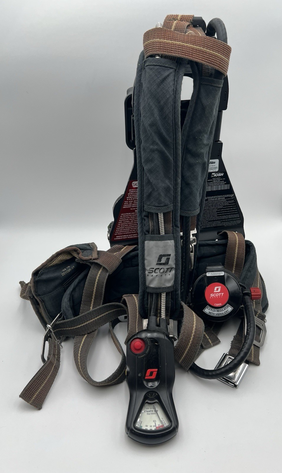 Scott 5.5 Air-Pak X3, EZ Flo Regulator, EBSS, Snap Change Cylinder Connection