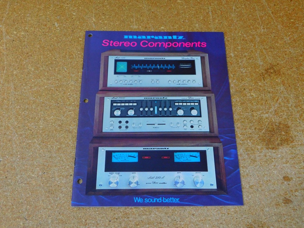Marantz Vintage Stereo Components Brochure (original)