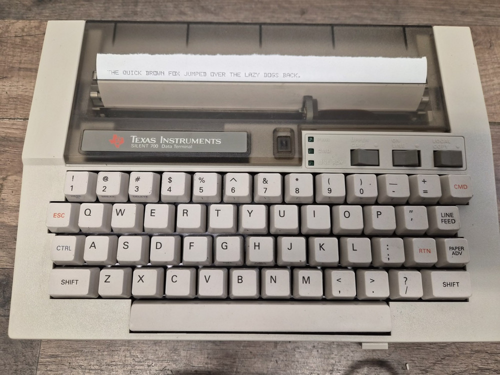 Texas Instruments Silent 700 Data/Serial Terminal Model 703