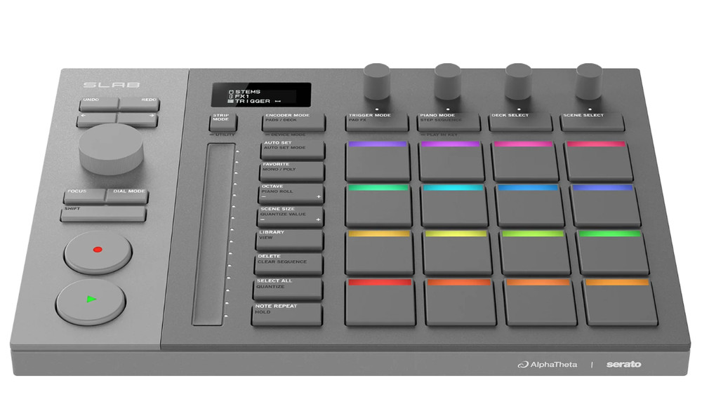 SLAB - The first MIDI pad controller made for Serato Studio - from AlphaTheta