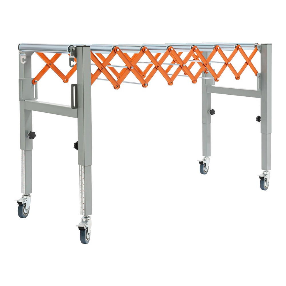 Adjustable Conveyor Table Flexible & Extendable Conveyor Roller Table 50kg max.