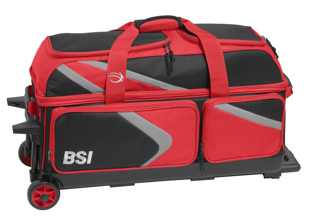 BSI Dash 3 Ball Roller Bowling Bag Red