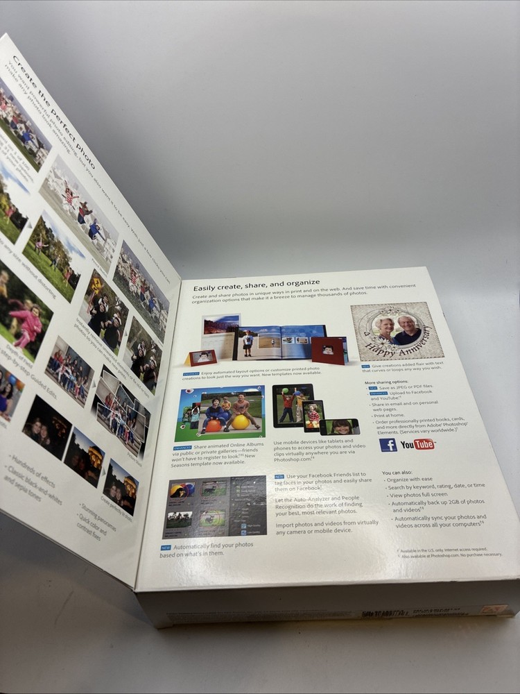 Adobe Photoshop Elements 10 for PC Mac New Sealed