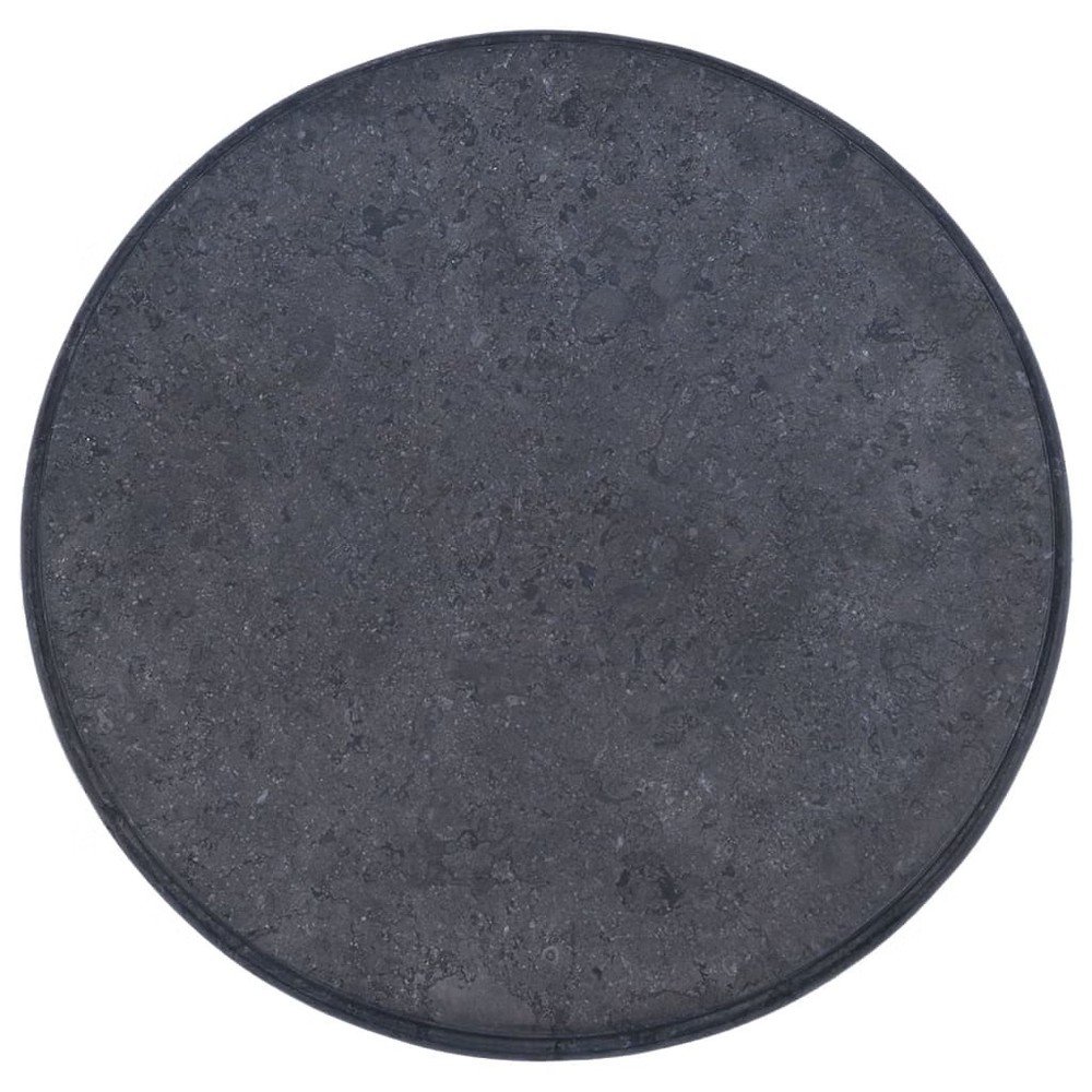 Table Top Black Ø23.6"x1" Marble
