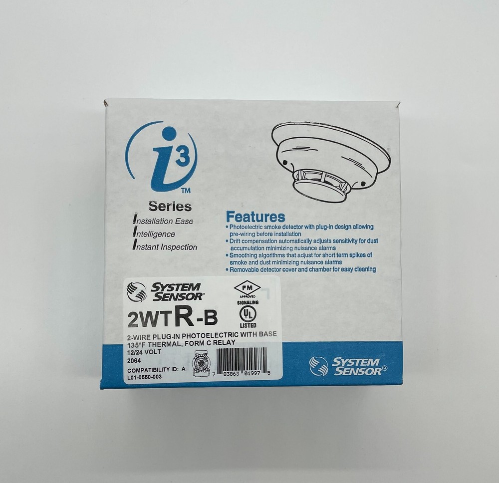 System Sensor 2WTR-B - Same Day Shipping (SEALED)